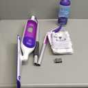 Swiffer PowerMop Multi-Surface Mop Kit for Floor Cleaning, Includes PowerMop, 2 Mopping Pad Refills, 1 Cleaning Solution with Fresh Scent and 2 Batteries (Purple and White)