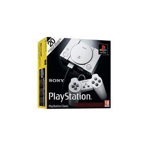 Sony Playstation Classic Console with 20 Playstation Games Pre-Installed Holiday Bundle, Includes Final Fantasy VII, Grand Theft Auto, Resident Evil Director's Cut and More