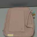 BAGSMART Toiletry Bag Travel Bag with Hanging Hook, Water-resistant Makeup Cosmetic Bag Travel Organizer for Accessories, Shampoo, Full-size Container, Toiletries (Baby Pink, Medium)