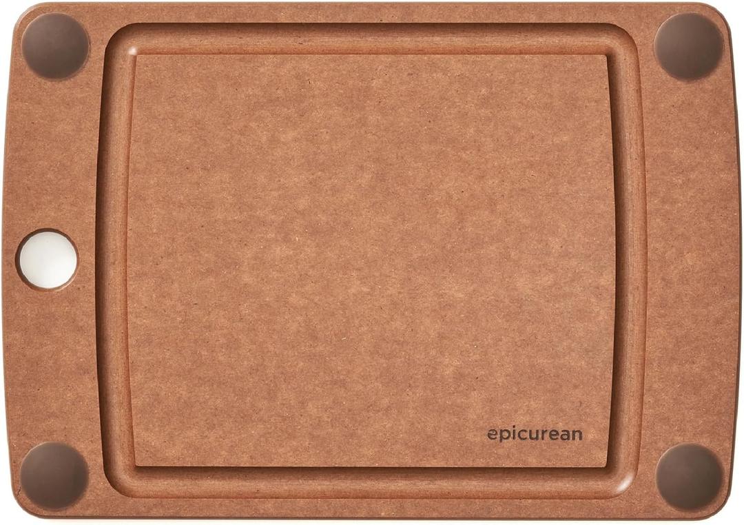 Epicurean All-in-One 10"  7" Cutting Board, Nutmeg