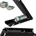 Foot Can Crusher for Recycling, Heavy Duty Floor Can Crusher Smasher for Soda, Seltzer, Beer Cans, Aluminium Can Crushers, Easy Storage, Effortless Plastic Bottle Crusher (black)