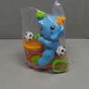 Baby Elephant Musical Crawling Toy with Lights, Sounds, Blowing Ball, Infant Sensory Toys, Birthday Gifts for Kids Boy Girl 3 4 5 6 7 8 Years (Blue)