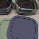 6-Cup Tempered Glass Container 2 PACK, Compatible with Ninja Crispi 4-in-1 Portable Cooking System, Microwave, Freezer and Dishwasher Safe, PFAS Free Glass Cooking Surface