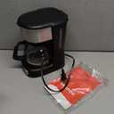 Gourmia Drip Coffee Maker  5 Cup, One-Touch Brew, Pause & Serve, Adjustable 4 Hr Keep Warm, EZ-View Water Window, Black