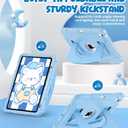 OKP Case for iPad A16 11th Generation 11 inch 2025/ 10th Generation 10.9 inch 2022, Shockproof Rugged Heavy Duty 11/10 th Gen i Pad Protective Cover with Pencil Holder/Kickstand, Sky Blue