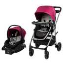 Safety 1st Grow and Go Flex 8-in-1 Travel System, Infant Car Seat Stroller Combo, Orchid Bloom, EXP: 2036/12/12