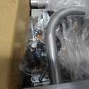 Sakugi Clothes Rack - Large-Capacity Clothing Racks for Hanging Clothes with Lockable Wheels, Space-Saving Metal Coat Rack for Bedroom, Laundry Room, Entryway, 45.6" x 16.9" x 59", Silver