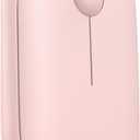 TECKNET Bluetooth Mouse, 2.4G Silent Wireless Mouse for 2 Modes(BT3.0/5.0+2.4Ghz), Contoured Grip with USB Receiver, Quiet Click Portable Compatible with PC, Chromebook, Mac - Pink
