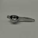 TEZZ Premium Lemon Squeezer, Large Heavy Duty Handhelp Juicer for Lemon, Metal Hand Press Citrus Juicer, Lime Squeezer Bar Tool, Manual Citrus Press (Silver)