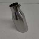 Exhaust Tip 3" Inlet to 5" Outlet, A-KARCK 12" Overall Length Polishing Bolt On Exhaust Tailpipe Tip Protect Tailpipe