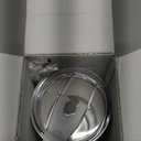 DS 30 oz Tumbler Christmas Red Glitter Gradient Cup Stainless Steel Double Wall Vacuum Insulated Mug with Straw and Lid, Cleaning Brush for Cold and Hot Beverages