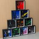 iLuane Display Wallboard for LEGO Speed Champions Ultimate Collector's Pack, Contains 10 Sets in 1, Adult Collectibles Wall Mount, Home or Office Décor (No Car Included), 29.92*12.6*12.6 inch