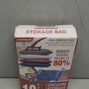 10 Space Saver Vacuum Sealed Storage Bags (2 Jumbo/2 Large/3 Medium/3 Small) with Hand Pump, Seal Bags for Clothing, Comforters, Pillows, Towel, Blanket Storage, Bedding
