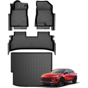 Envista Floor Mats Compatible with 2024 2025 2026 Buick Envista All Weather Floor Mats & Cargo Liner Trunk Set | All Season Guard 2024-2026 Buick Envista Accessories Anti-Slip Mats