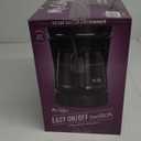 Mr. Coffee Easy On/Off 12-Cup Coffee Maker Switch Pour Grab-a-Cup Auto Pause Black