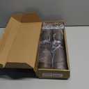 Homemory Flameless Candles with Embedded Star String Fairy Lights, Battery Operated Candles, LED Candle, Fake Candles with Remote Control and Timer for Halloween, Gray Acrylic, Set of 5(H4"5"6"8"8")