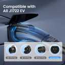 ORICO Tesla to J1772 Adapter, 32A 250V J1772 EV Charging Adapter, Fit for All J1772 EVs, Compatible with Tesla Destination Charger Wall Connector and Mobile Connector