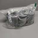 Patelai 6 Pack Kitchen Canisters Set 20 oz Airtight Stainless Steel Canister Food Storage Container with Window Glass, Coffee Sugar Candy Jars Tea Organizer for Flour Cookies Spice Kitchen (Black)