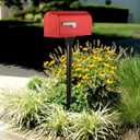ARCHITECTURAL MAILBOXES 7600R MB1 Mailbox, Medium, Red