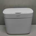 MOPALL Bathroom Trash Can with Lid, 3.5 Gallon Automatic Motion Sensor Garbage Can, Waterproof Touchless Smart Trash Can Small Waste Basket for Kitchen Bedroom Office