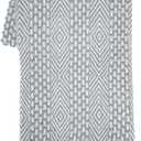 RAJRANG Grey Woven Country Rustic Throw Blanket 100% Cotton Luxury Quality Sofa Couch Bed Throws Perfect for Indoor Outdoor 50x60 Inches Wild Dove