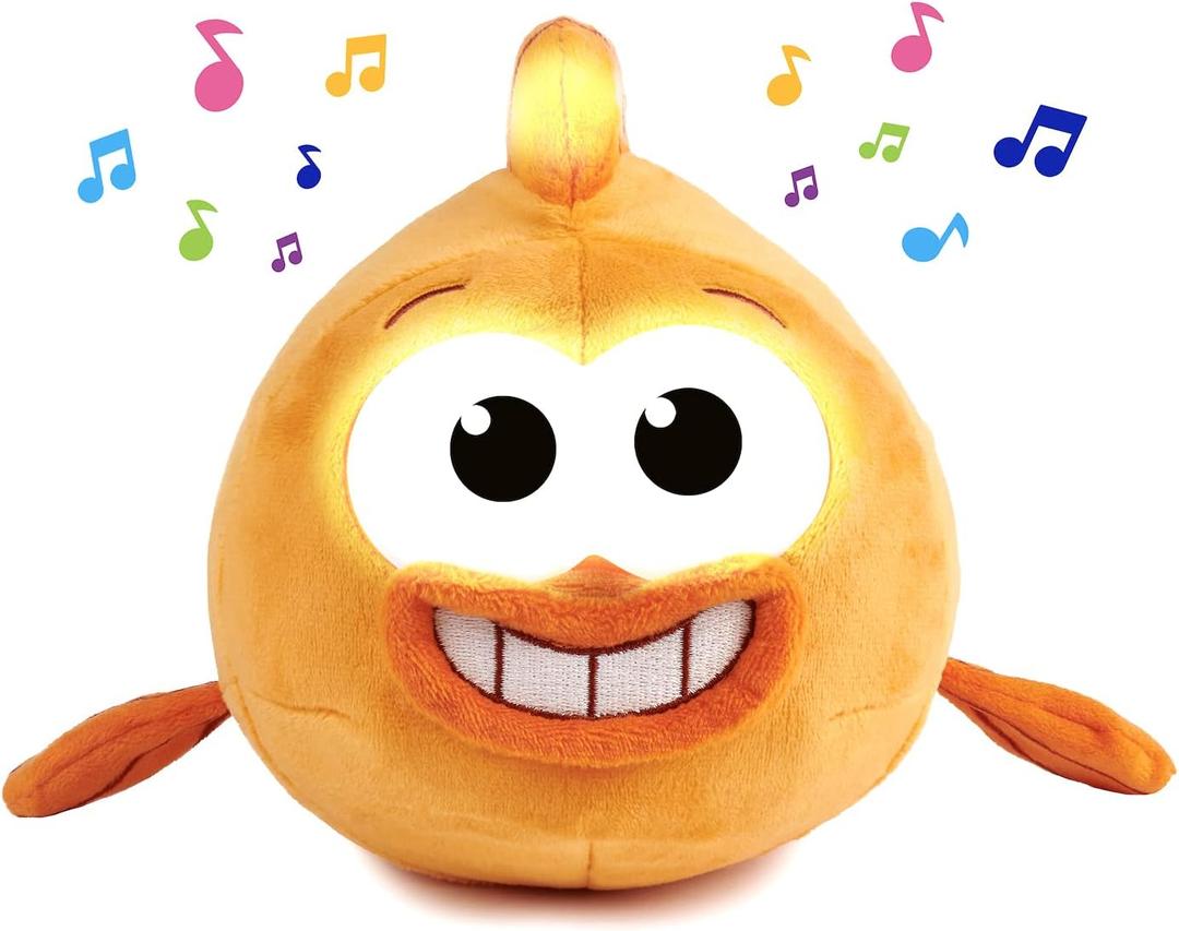 WowWee Baby Shark's Big Show! William Fishlight Plush Toy Doubles as Kids Flashlight  Includes Sounds and Music  Official Baby Shark Toy