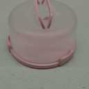 Cake Carrier with Lid and Handle, Fit 10’’ Cake Stand with Lid, Cake Transport Storage Container, Cake Containers Cover Stand with Lids, 3 Secure Side Closures (Pink)