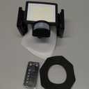 LED Security Lights Motion Sensor Light Outdoor, 7000LM, 6500K, Waterproof, Flood Light Outdoor Motion Detector with Adjustable 3 Head, Hardwired Wall Light for Entryway, Yard, Garage (1 Pack, Black 02)