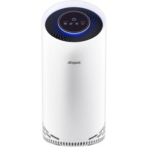 Air Purifiers for Home Large Room Up to 1375 ft, 4-in-1 True HEPA Air Purifier for Pets Hair Dander Pollen Smoke Cooking Pet Smell. CADR 187 m/h, Air Cleaner for Bedroom Nursery Living Room