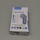 BEAUTURAL Fabric Shaver and Lint Remover, Sweater Defuzzer with 2-Speeds, 2 Replaceable Stainless Steel Blades, Battery Operated, Remove Clothes Fuzz, Lint Balls, Pills, Bobbles Gray