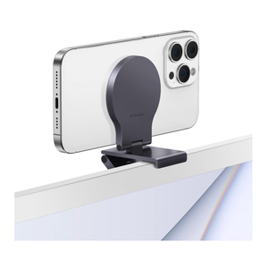 Stouchi Continuity Camera Mount for Desktop Monitor, iMac Compatible iPhone Webcam Mount with MagSafe for Mac Desktops and Displays, Apple TV 4K