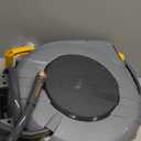 GLAHODEN Retractable Garden Hose Reel 5/8 in x 100 ft Upgraded UV Resistant Heavy Duty Automatic Hose Reel Wall Mount 3/4 in Brass Fitting 9 Pattern Nozzle Any Length Lock Slow Retraction 180 Swivel (Light Gray)