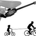 ENLEE Bike Tow Rope for Kids, 8.2FT Auto-Retractable Bicycle Tow Strap, Portable Outdoor Cycling Child Bike Leash with A Hook for Mountain/Road/Gravel/Ebike