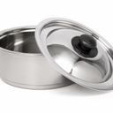 Metal Pot With Clear Lid 