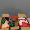 3 Pack 5 ft Christmas Inflatable Santa Claus Gingerbread Man Elf Decor Lighted Blow up Christmas Yard Decoration with Built in LED Lights for Outdoor Yard and Patio Lawn Decorations