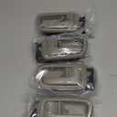 Set of 4 Interior Door Handles W/Bezel (Light Gray) Fit for 2000-2006 Toyota Tundra(Standard/Extended Cabs ONLY),Front and Rear Side