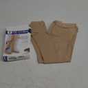 Truform 20-30 mmHg Compression Stockings for Men and Women, Thigh High Length, Dot-Top, Open Toe, Beige, Medium (Medium (1 Pair))