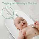 Momcozy Baby Scale, Multi-Function Scale for Body Weight and Height Measurement, Weighted Feeds, with Curved Removable Tray, for Newborns, Adult Scale & Pet Scale, 5 Units, Auto-Off,Digital LED Screen