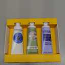 LOccitane Hand Cream Classics 3-Piece Gift Set, Moisturizing Skincare Trio, Nourishing Creams for Dry Hands, Nails, and Cuticles, Travel-Sized, Vegan