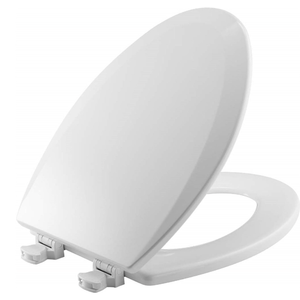Bemis 1500EC 390 Lift-Off Wood Elongated Toilet Seat, Cotton White (Pack of 1)
