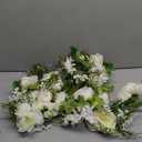Zerodeko 4pcs Wedding Flower Bouquet Decor Artificial Daisy Arrangement for Home Party Realistic Faux Floral Bouquet for Wedding Decorations Easy Maintenance Elegance