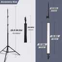 Photography Studio LED Lighting Kit with Light Stand Bag Soft Tube for Beauty, Eyebrow, Tattoo, Makeup, Dentistry, Eyelash, Portrait, Product Photography Fill Light