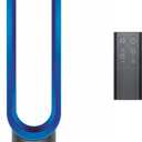 Dyson Cool AM07 Air Multiplier Bladeless Tower Fan, 70° oscillation, 10 levels (Iron/Blue)