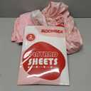 Pack and Play Sheets Girl, 2 Pack Mini Crib Sheets, Stretchy Playard Fitted Sheet, Compatible with Graco Pack n Play, Soft and Breathable Material, Pink&Pink Stars