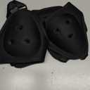 Jerify 2 Pcs Wrestling Headgear for Kids Youth Soft Grappling Headgear Wrestling Adjustable Ear Guard Protective(Black)