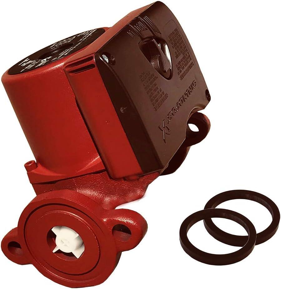 Grundfos 59896341 UPS15-58FC Circulator Pump, Red