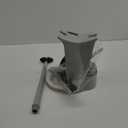 Cq acrylic Toilet Brush and Plunger Set,Toilet Plunger and Brush Combo Bathroom Deeply Cleaning Tools,Bathroom Toilet Bowl Brush with Holder(Grey 1 Set) (Gray)