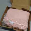 Ruffle Knit Blanket for Baby - 100% Luxury Soft Cotton Knit Warm Cozy Cuddle Stroller Crib Blanket for Newborns, Infants, & Toddlers (Pink)