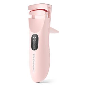 TOUCHBeauty Rechargeable Heated Eyelash Curler with LED Display, Featuring 3-Level Adjustable Temperature for a Natural, Long-Lasting Curl (Up to 24 Hours) AG-2316-Pink