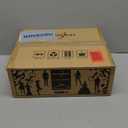 Amazon Basics Kids Velvet, Non-Slip Clothes Hangers for Infant and Toddler, 11.6 in (for baby clothes), Pack of 50, Black